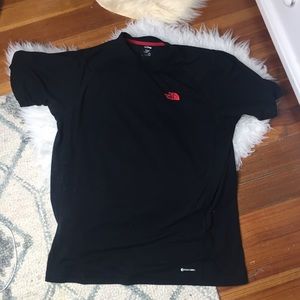North Face Black & Red Tee